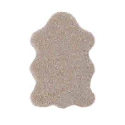 Weiches Fell in taupe, beige von Heineking24
